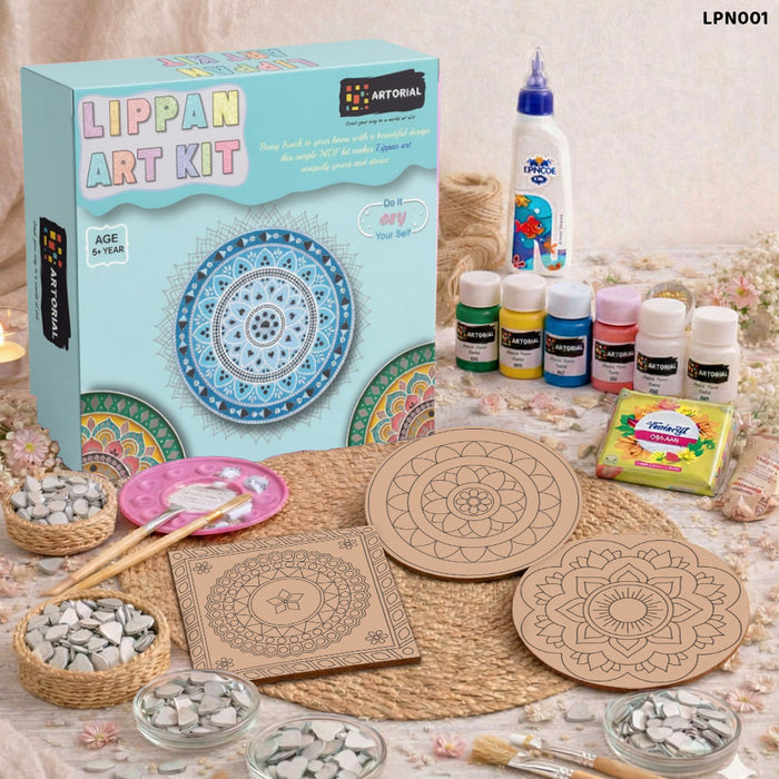 Lippon Art Kit - Drawing & Colouring Set