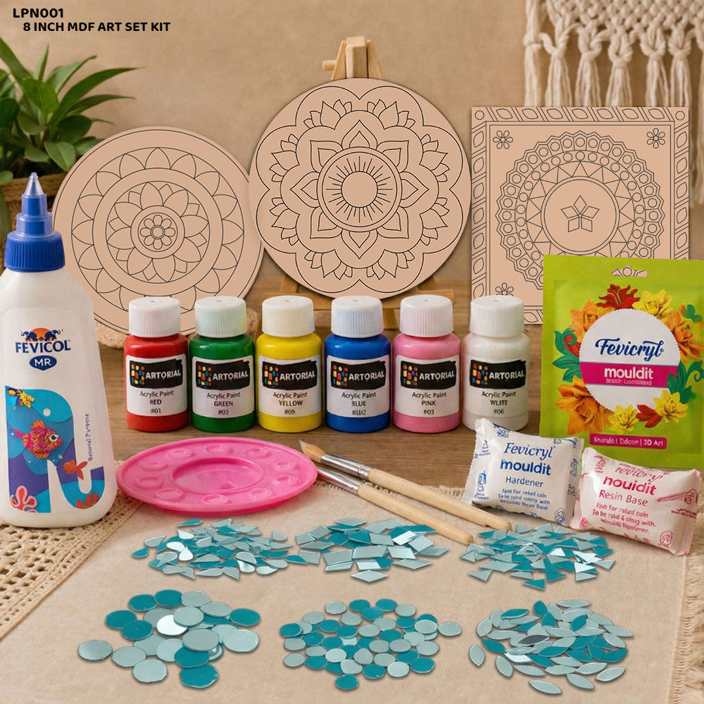 Lippon Art Kit - Drawing & Colouring Set