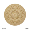 M2045 Mdf Cutout Round Mandala Engrave 3Mm*20Cm