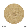 M2062 Mdf Cutout Round Mandala Engrave 3Mm*20Cm