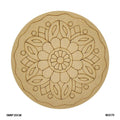 M2079 Mdf Cutout Round Mandala Engrave 3Mm*20Cm