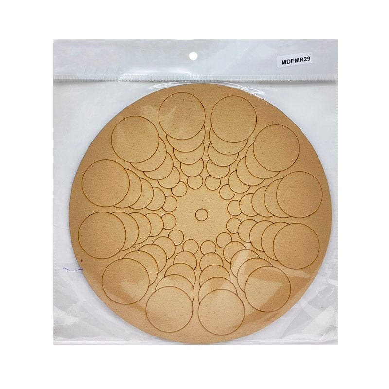 Mdf Cutout Mandala Engrave 3Mm*10Inch (Mdfmr29)