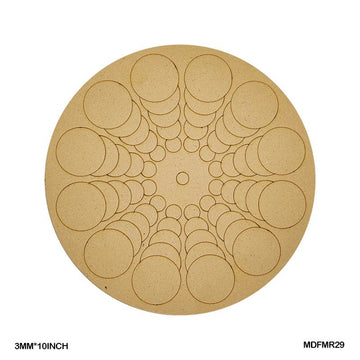 Mdf Cutout Mandala Engrave 3Mm*10Inch (Mdfmr29)