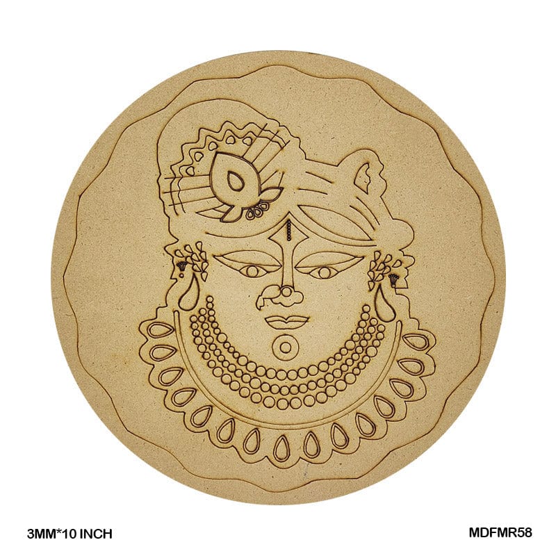 Mdf Cutout Mandala Engrave 3Mm*10Inch (Mdfmr58)