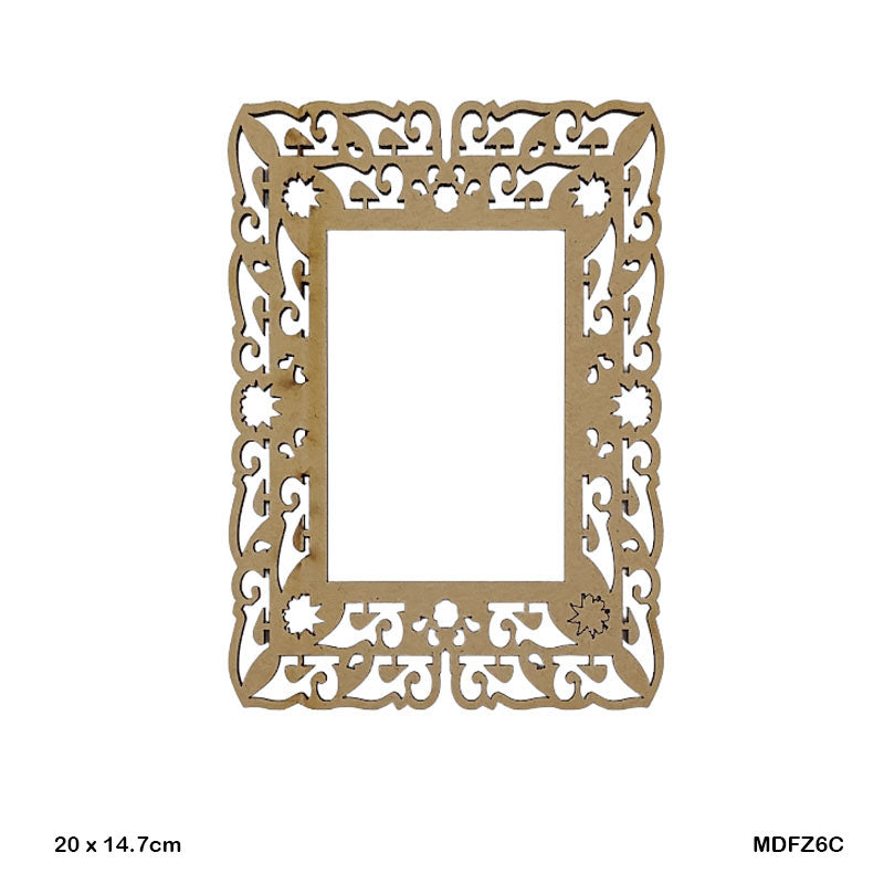 MDF Frame 20x14.7cm - DIY Wooden Photo Frame Blank