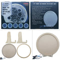 MDF 3D Moon Making Light Kit - kit contents view