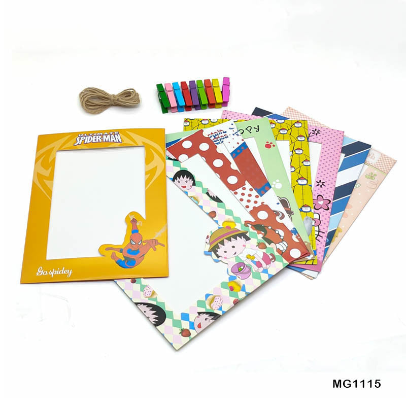 Hanging Photo Frame Kit, Big Size - 9 Pcs Wall Collage Set
