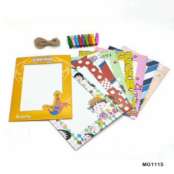 Hanging Photo Frame Kit, Big Size - 9 Pcs Wall Collage Set