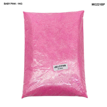 Mg221Bp Neon Glitter Powder Baby Pink 1Kg