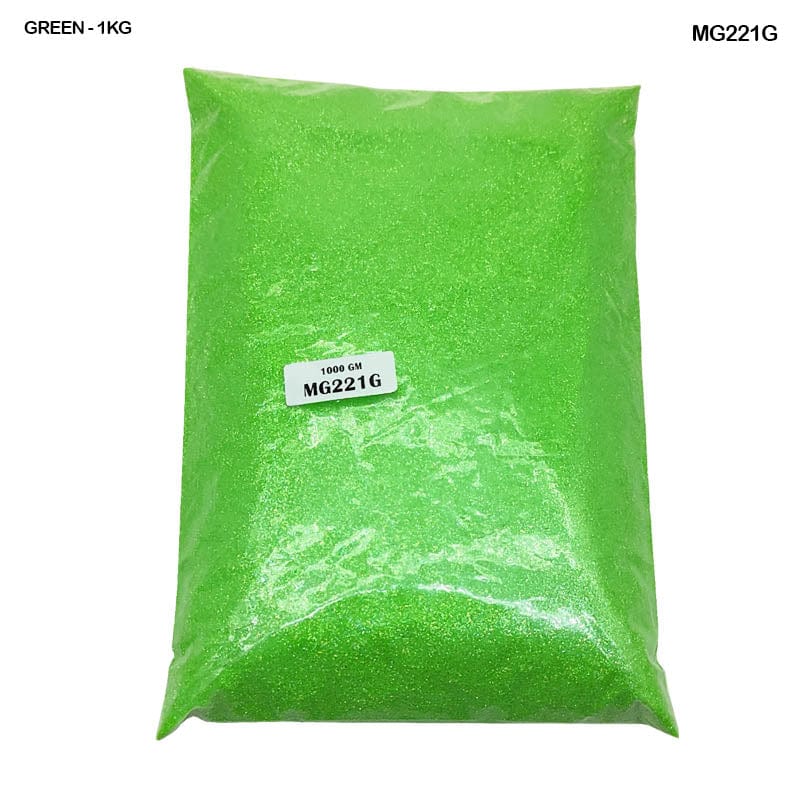 Mg221G Neon Glitter Powder Green 1Kg