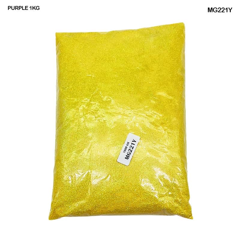 Mg221Y Neon Glitter Powder Yellow 1Kg