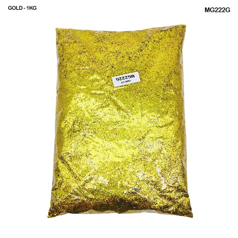 Mg222G Glitter Powder 1-24 Gold 1Kg