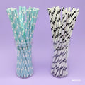 Paper Straw Plain Big Dots 25Pcs (Mg231-2)