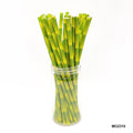 Paper Straw Plain Bamboo 25Pcs (Mg231-9)