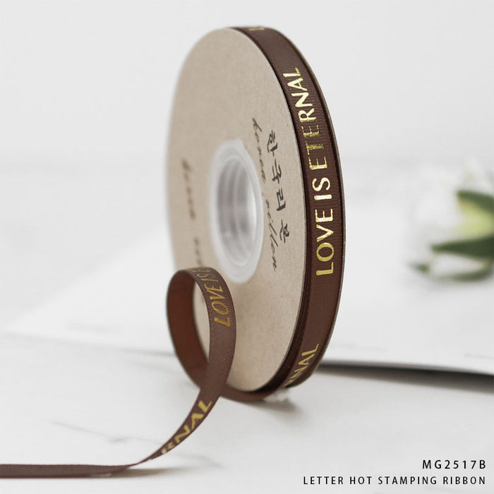 Korea Ribbon Love Is Eternal 1cm x 30m (Design 8)