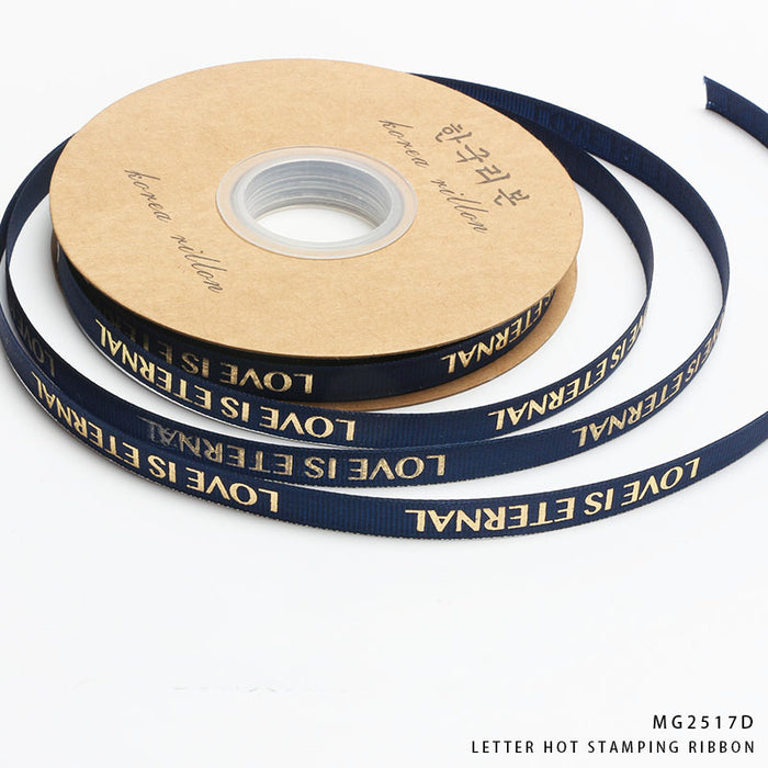 Korea Ribbon Love Is Eternal 1cm x 30m (Design 11)
