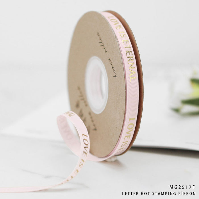 Korea Ribbon Love Is Eternal 1cm x 30m (Design 5)