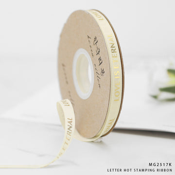 Korea Ribbon Love Is Eternal 1cm x 30m (Design 7)