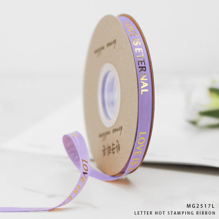Korea Ribbon Love Is Eternal 1cm x 30m (Design 9)
