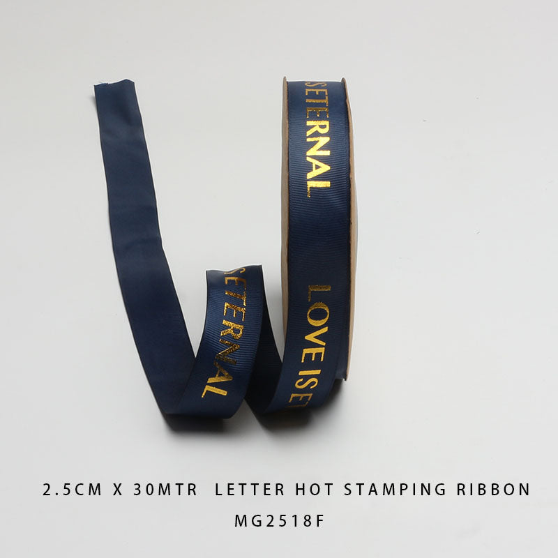 Korea Ribbon Love Is Eternal 2.5cm x 30m (Design 6)