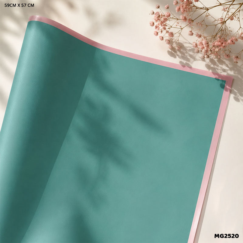 Plastic Wrapping Paper - Pack of 20 Sheets (Design 18)