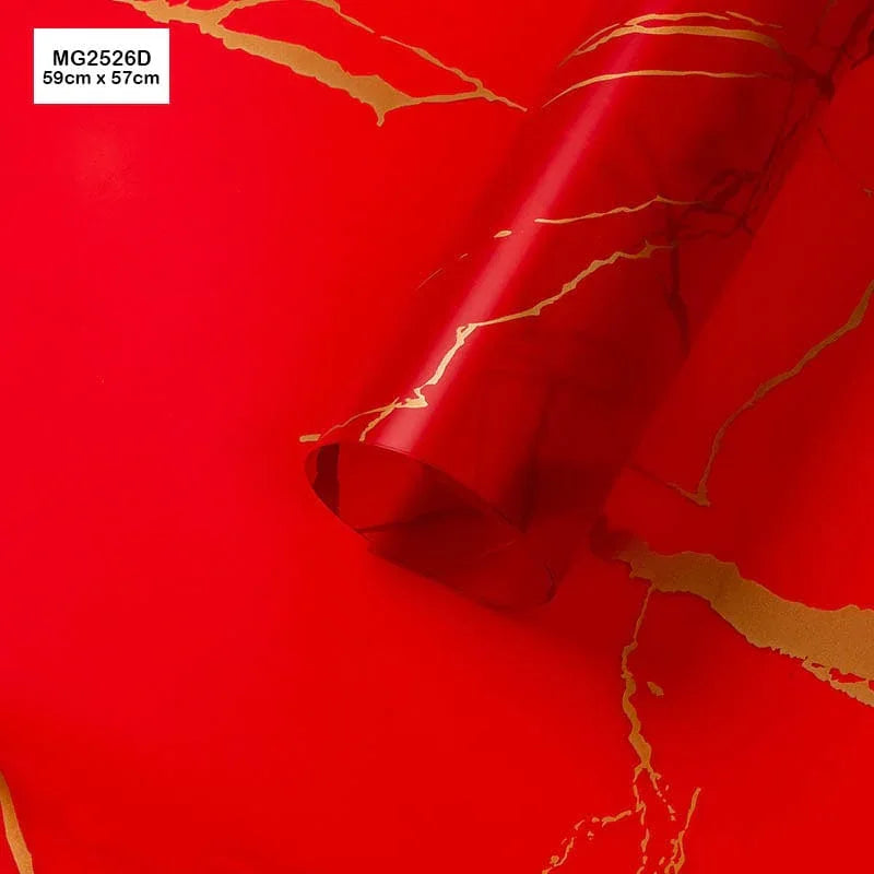 Aesthetic Gift wrapping Paper Plastic (20 Sheet) Mg2526D