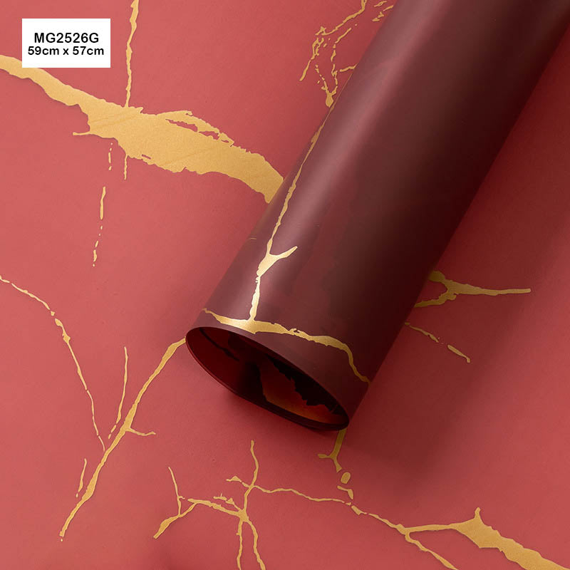 Plastic Wrapping Paper - Pack of 20 Sheets (Design 6)