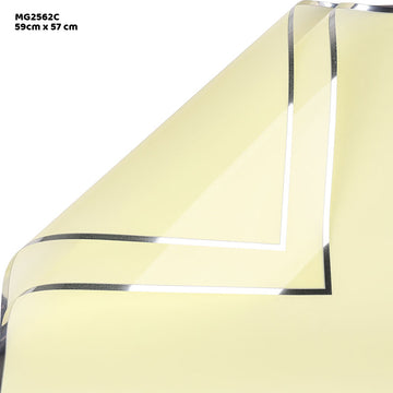 Plastic Wrapping Paper - Pack of 20 Sheets (Design 10)