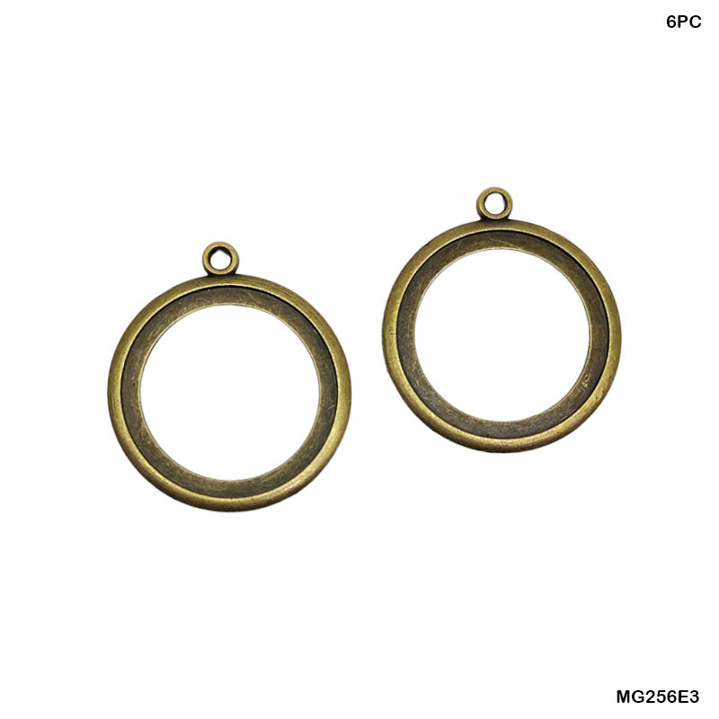 Round Metal Bezels Copper - Pack of 6 for Resin Jewellery