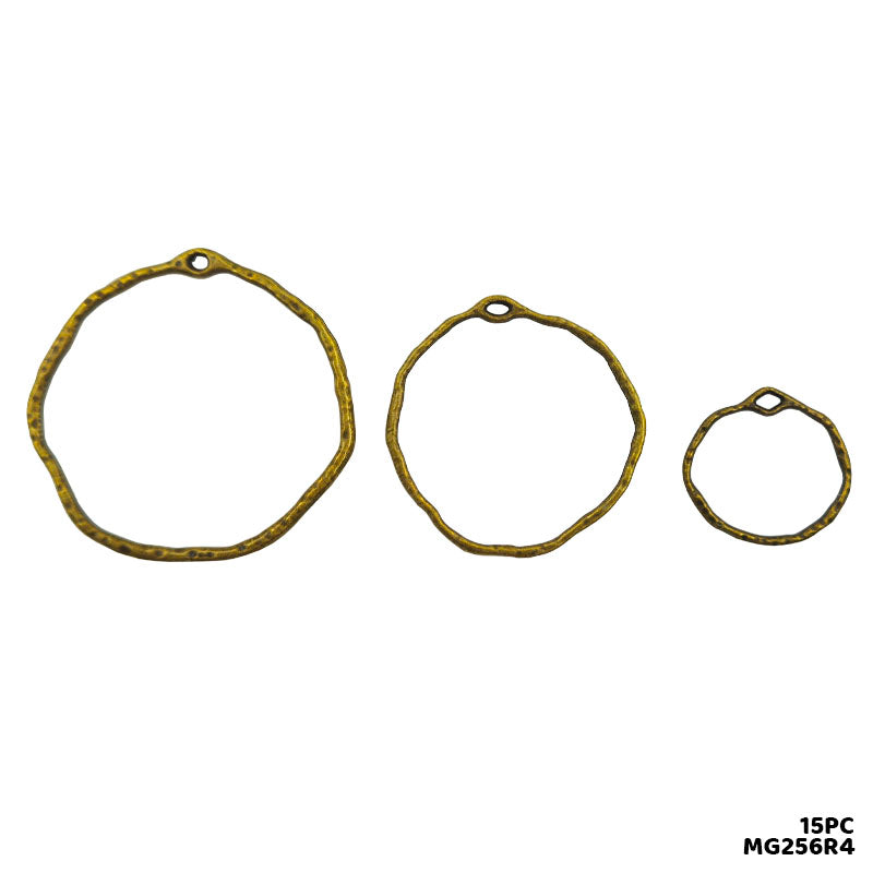 Designer Round Bezels Copper Mix - Pack of 15 for Resin Jewellery