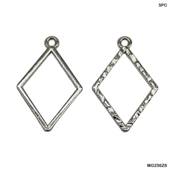 Bezels 5Pc Silver        Code  Mg256Z6