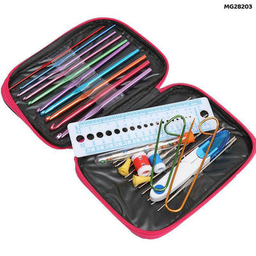 Knitting & Crochet Hook Needle Set - 127 Pcs Complete Kit