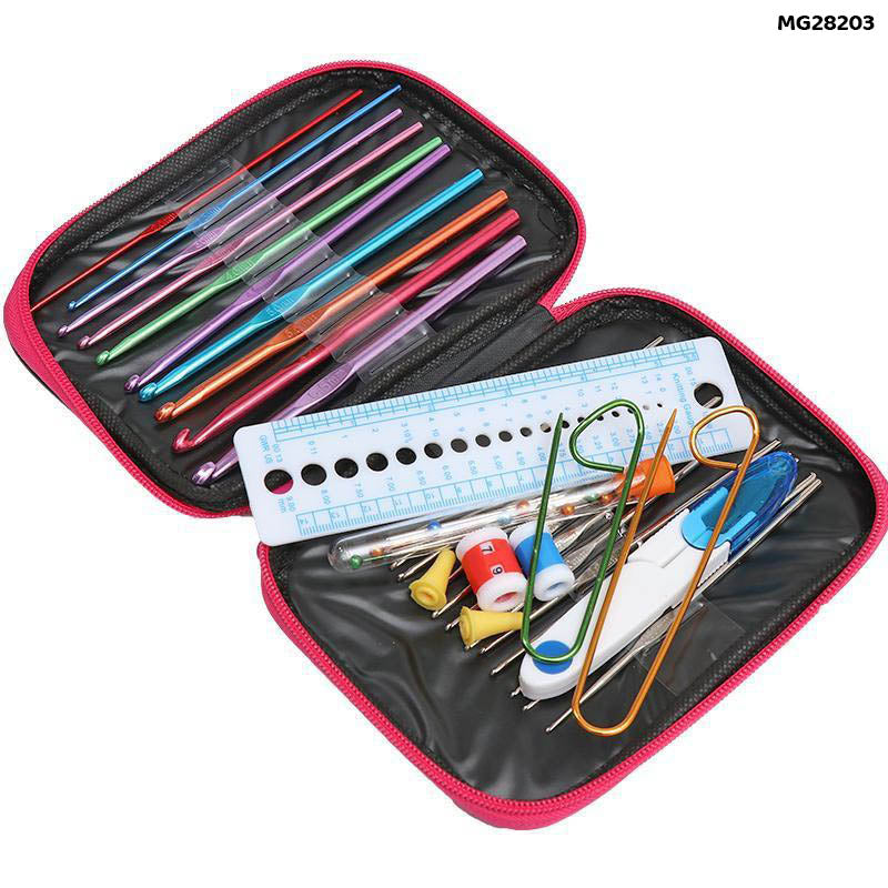 Knitting & Crochet Hook Needle Set - 127 Pcs Complete Kit