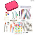 Knitting & Crochet Hook Needle Set - 127 Pcs Complete Kit