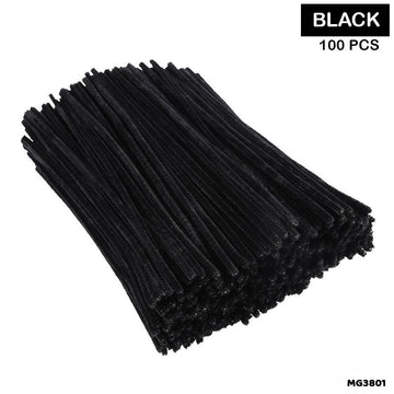 Chenille Pipe Cleaners - Pack of 100 Fuzzy Craft Sticks (Shade 37)