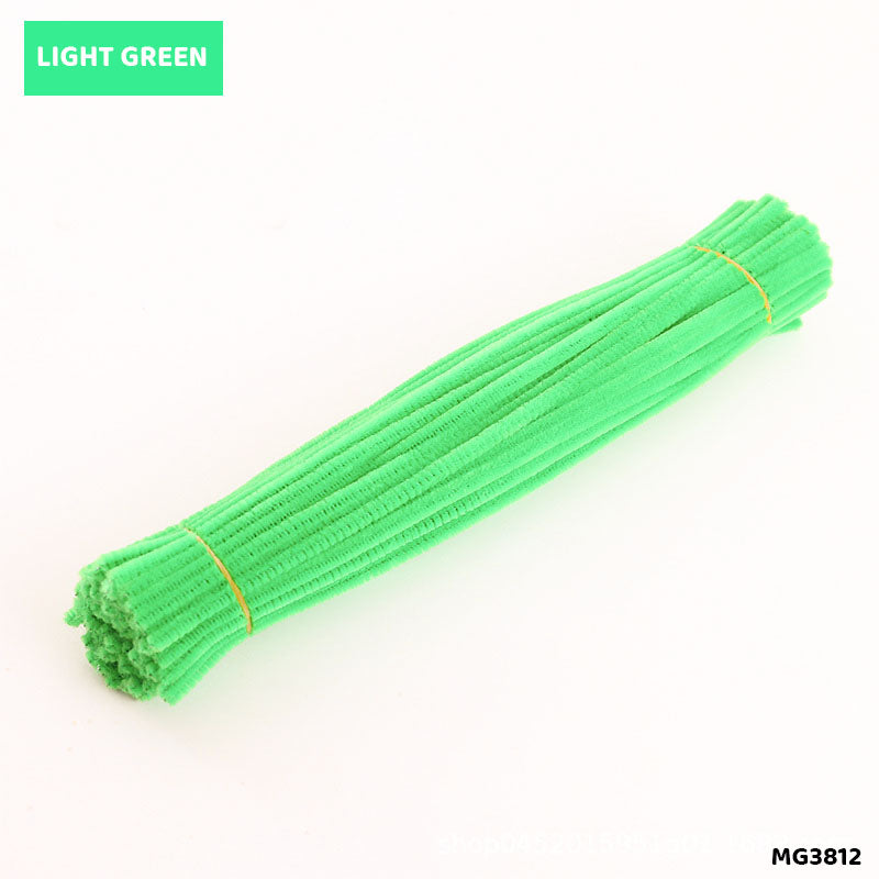 Chenille Pipe Cleaners - Pack of 100 Fuzzy Craft Sticks (Shade 39)