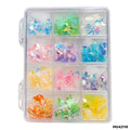 Resin Craft Sequins 12 Compartment Box
