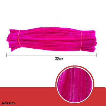 Chenille Pipe Cleaners - Pack of 100 Fuzzy Craft Sticks (Shade 36)