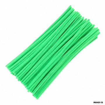 Chenille Pipe Cleaners - Pack of 100 Fuzzy Craft Sticks (Shade 7)