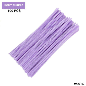 Chenille Pipe Cleaners - Pack of 100 Fuzzy Craft Sticks (Shade 13)