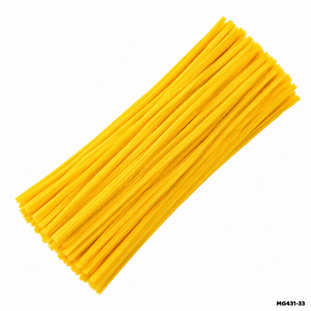 Chenille Pipe Cleaners - Pack of 100 Fuzzy Craft Sticks (Shade 10)