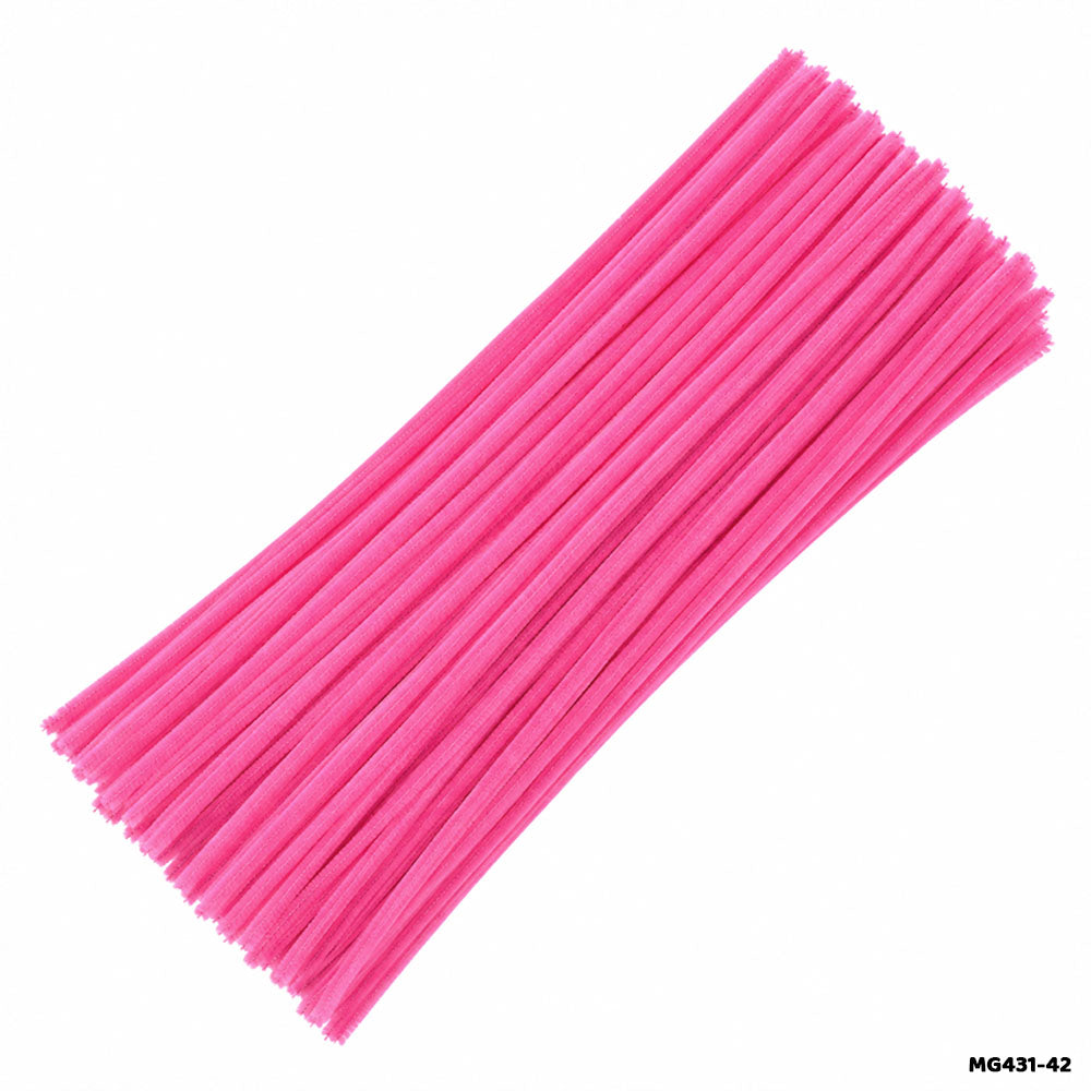 Chenille Pipe Cleaners - Pack of 100 Fuzzy Craft Sticks (Shade 20)