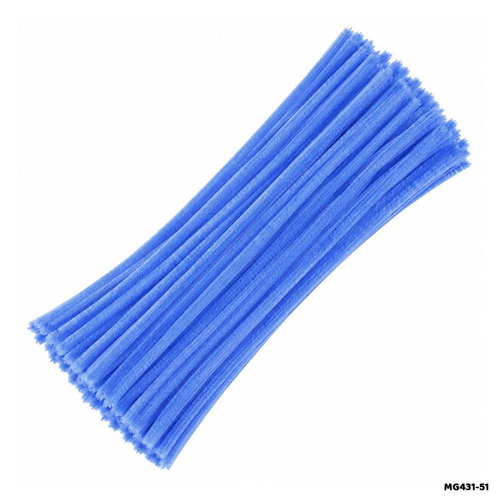 Chenille Pipe Cleaners - Pack of 100 Fuzzy Craft Sticks (Shade 46)