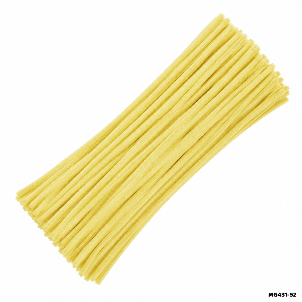 Chenille Pipe Cleaners - Pack of 100 Fuzzy Craft Sticks (Shade 26)