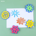 Kids Foam Stamp Set - 4 Pcs Design Stamps for Painting