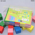 Craft Wood Blocks 2x2cm - 20 Pcs with Box