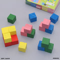 Craft Wood Blocks 2x2cm - 20 Pcs with Box