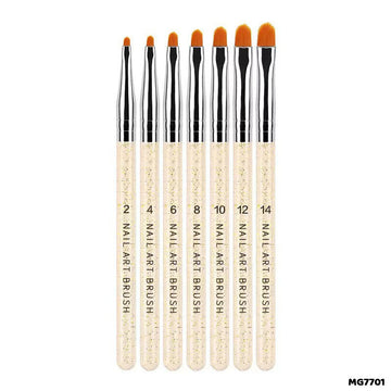 Paint Brush Set - 7 Pcs for Acrylic & Watercolour