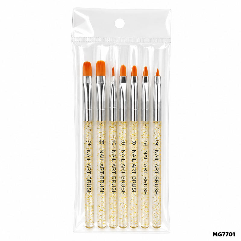 Paint Brush Set - 7 Pcs for Acrylic & Watercolour