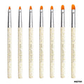 Paint Brush Set - 7 Pcs for Acrylic & Watercolour